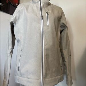 Cinch Bonded Ladies Silver Full-Zip Jacket - Large